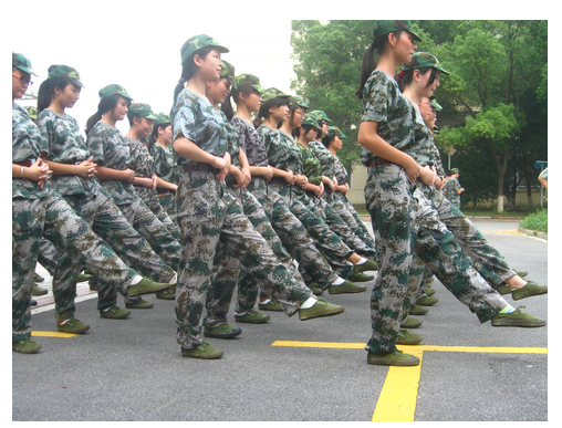 高一军训小结